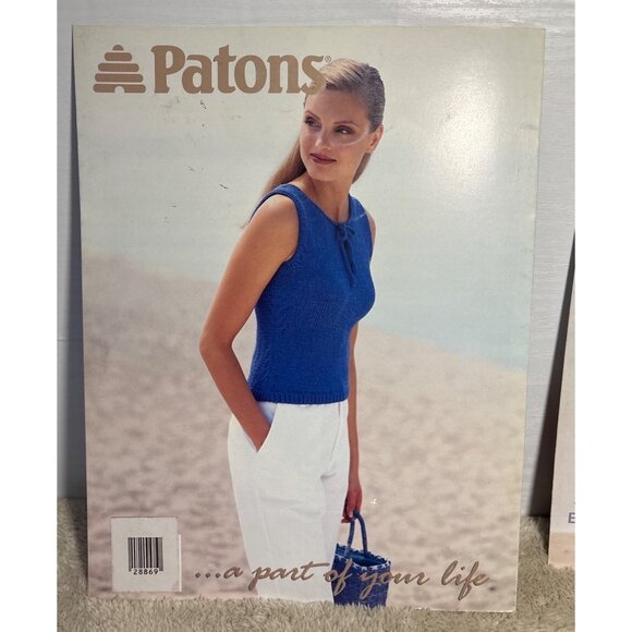 Patons Designer Series Knitting Patterns Katrina Twin Set & Elegant Shawl - Picture 3 of 5